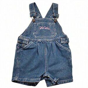 Little Levis Blue Jean Shortalls Cotton  Overalls‎ 3T